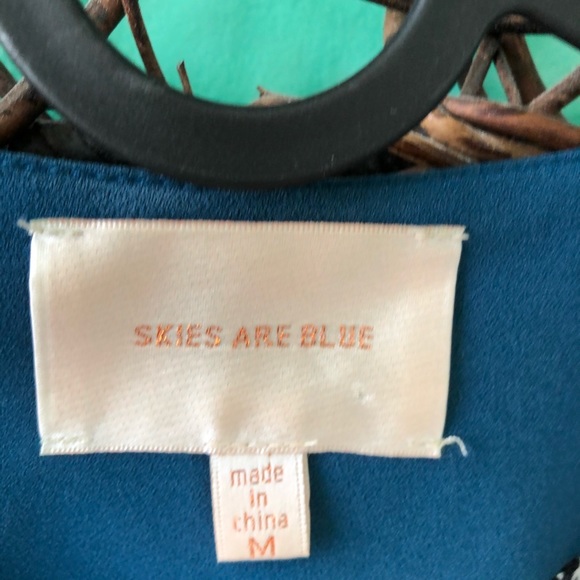 Blue Maternity Blazer 3/4 Sleeves Sz Medium - Picture 3 of 5